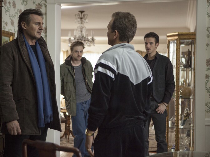 A scene from "A Walk Among The Tombstones." 