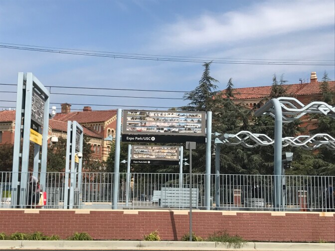 The Expo Park/USC Station on Metro's Expo Line is the closest stop to the LA Memorial Coliseum, where many Olympic events are expected to be held when the games come to Los Angeles in 2028.