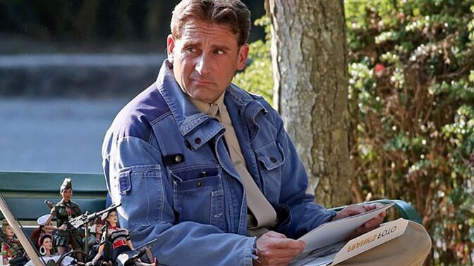 Steve Carell plays a beating victim who escapes through his imagination in "Welcome to Marwen."