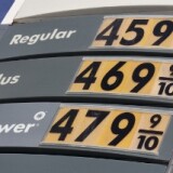 A sign showing the price for gasoline is displayed at a Shell gas station on April 27, 2011 in San Francisco, California. 