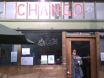 Resaturant reviews on Yelp will now include letter grades from the LA County Department of Public Health. Chango Coffee shop in Echo Park gets an "A."