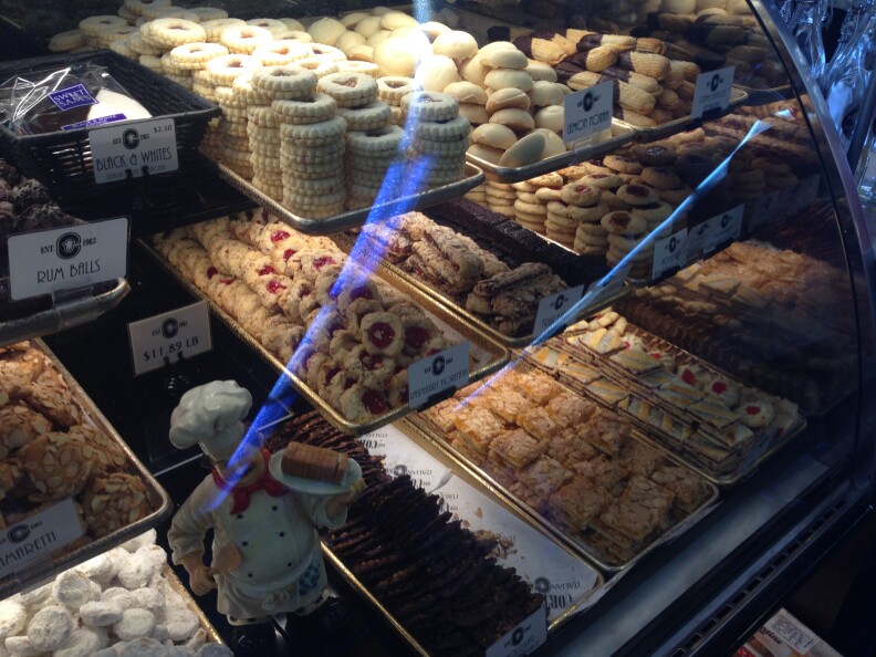Italian cookies for sale at Cortina's.