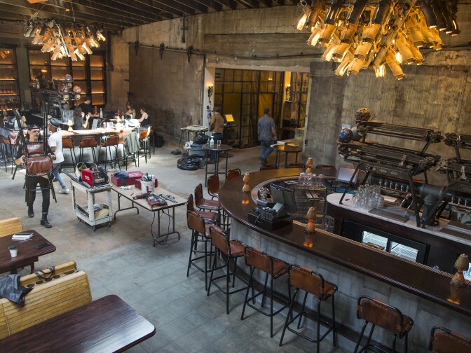 The newly renovated Highland Park Bowl will serve cocktails and wood-fire pizza. The space first opened in the 1920s and was a popular place to go during prohibition.