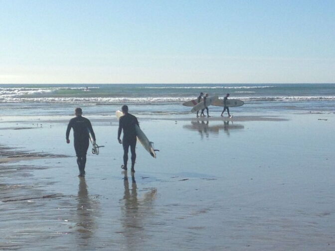 With the dirt roads, surf shacks, and a general lack of any development - a day at San Onofre can feel like you’re in Waikiki.