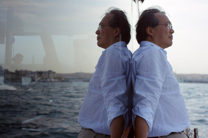Cellist Yo-yo Ma from the film "Music of Strangers: Yo-Yo Ma and the Silk Road Ensemble."