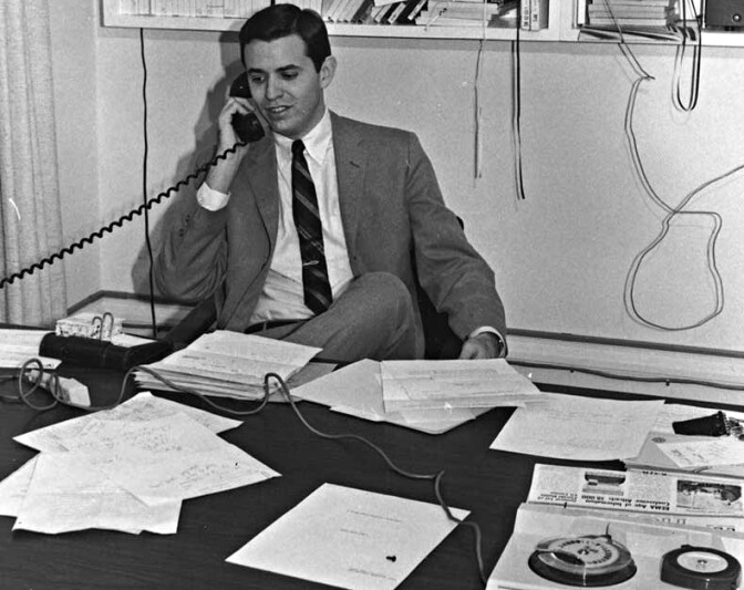 Bill Kling, in the early days of Minnesota Public Radio