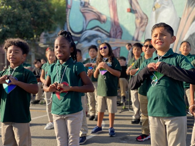 Students at Westside Global Awareness Magnet.