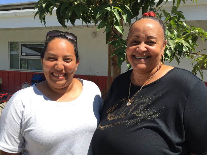 Alexis Vazquez and Brenda Causey both say Brittney taught them a lot about supporting children with traumatic pasts.