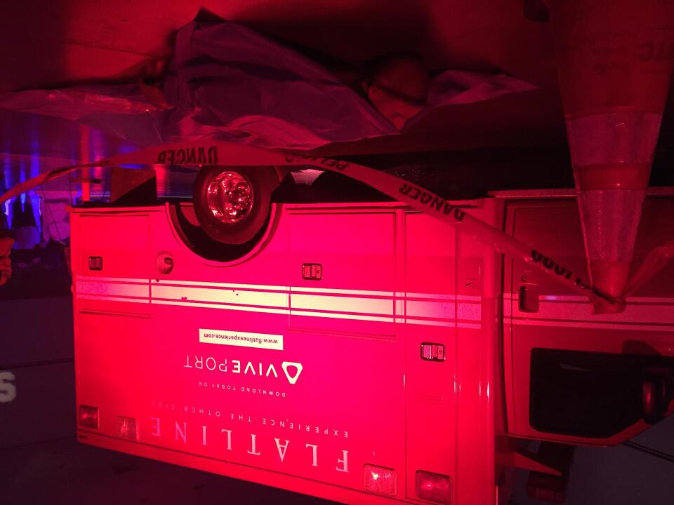 The creator Jon Schnitzer was inspired by a friend's near-death experience of "spinning through a vortex."