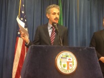 FILE PHOTO: City Attorney Mike Feuer is targeting businesses he alleges bought stolen catalytic converters. 