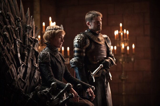 Lena Headey and Nikolaj Coster-Waldau in "Game of Thrones."