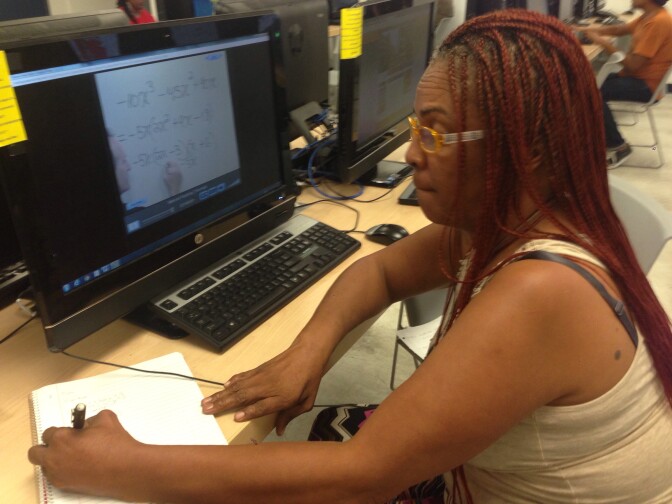 L.A. Southwest College student Cheryl Watson has used new tutoring resources to finish her studies. 
