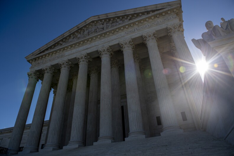 The United states Supreme Court is seen on April 15, 2019 in Washington DC