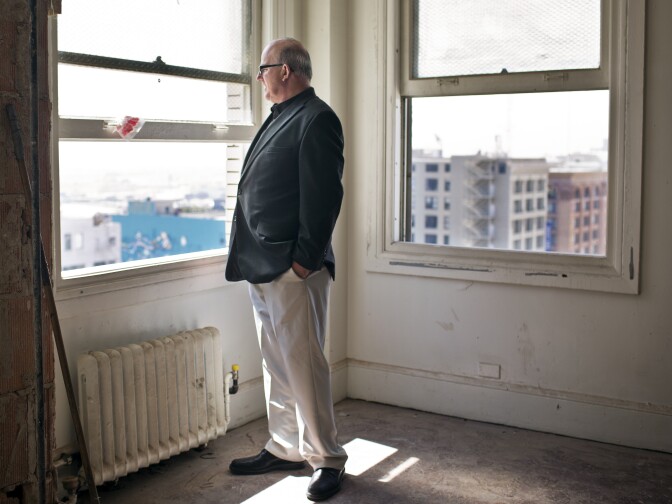 Joseph Corcoran is the director of planning and housing development for Single Room Occupancy. Corcoran is tasked with finishing 66 apartments in the Rosslyn Hotel by November. When the project's complete, the Rosslyn will feature 264 total units.