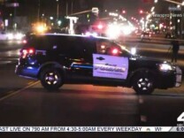 Officers returned fire Thursday after three people shot at their unmarked vehicle. No officers were hurt, but a 17-year-old suspect was hit by police fire.