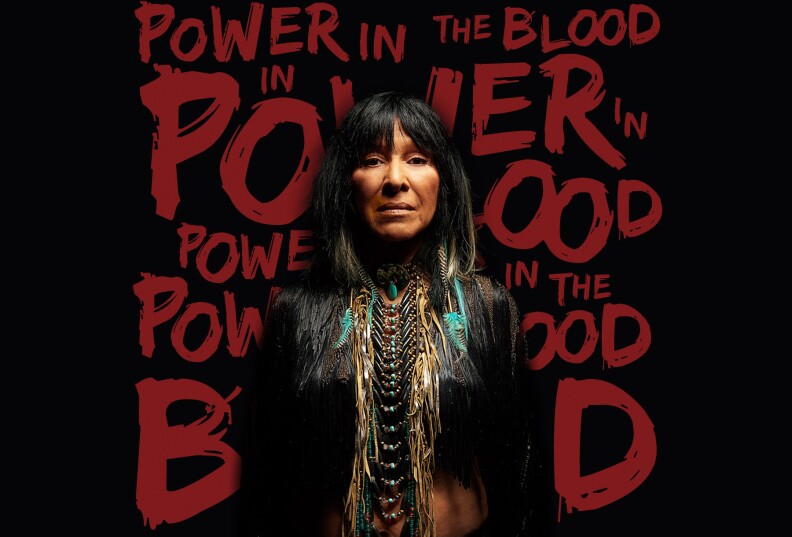 Cover art for Buffy Sainte Marie's "Power in the Blood"