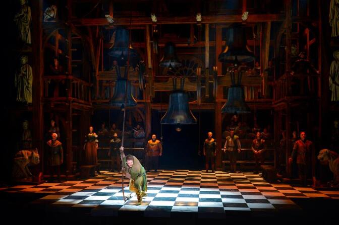 A scene from the La Jolla Playhouse's production of "The Hunchback of Notre Dame."