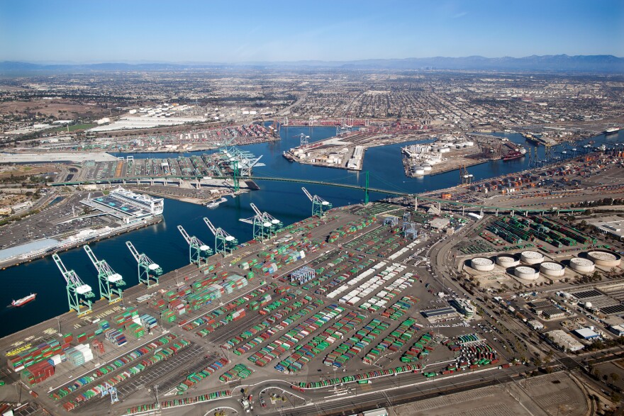Port of Los Angeles.