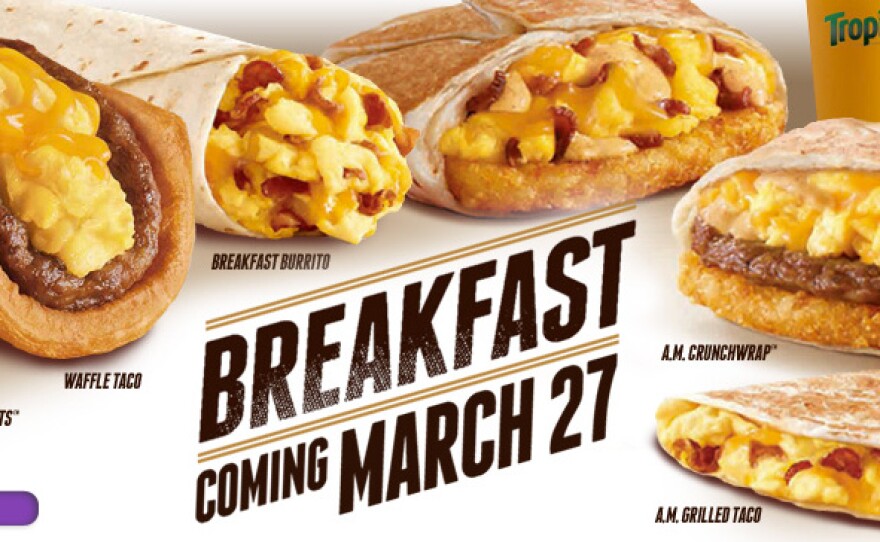 Taco Bell adds the waffle taco to its breakfast menu (Poll) LAist