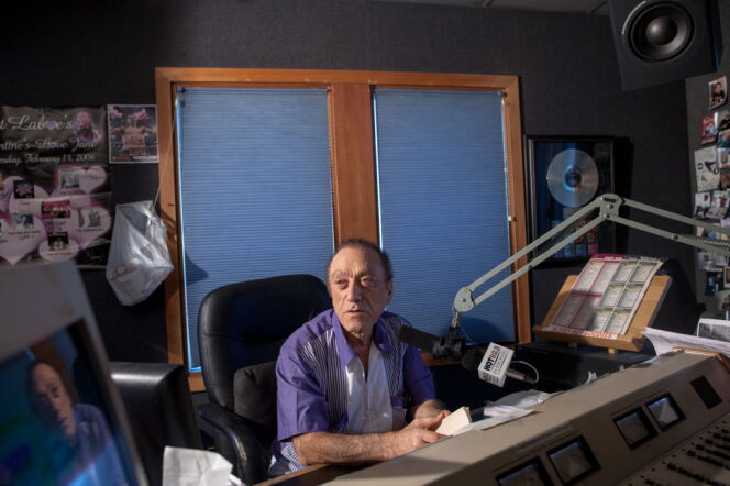 Art Laboe, 87, broadcasts live from his studio in Hollywood every night on Hot 92.3 The Beat.