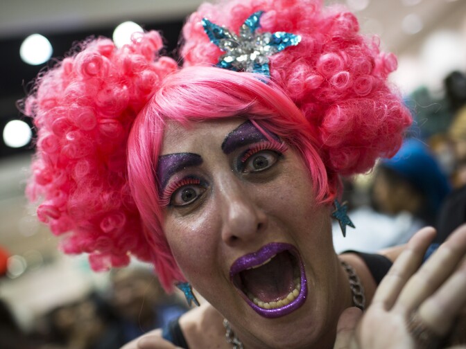 Ferrite Titties attends RuPaul’s DragCon, the first drag convention in history, at the Los Angeles Convention Center on Saturday, May 16, 2015.