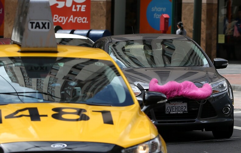 Uber and Lyft are cab companies biggest competitor, calling some to question the role of the taxi industry in funding LAPD stings. 
