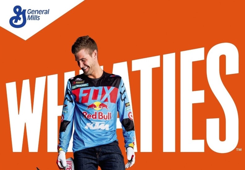 Supercross champ Ryan Dungey is the first from his sport to be featured on a Wheaties box.