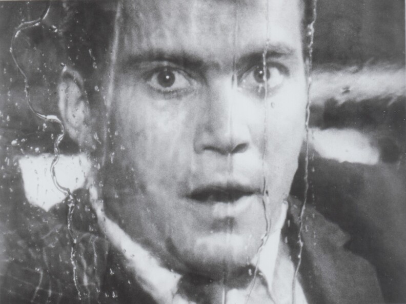 William Shatner as Bob Wilson in the 1963 Twilight Zone episode "Nightmare at 20,000 Feet"