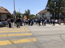 Counter-protesters were there to meet the Oath Keepers, but the Oath Keepers never showed.