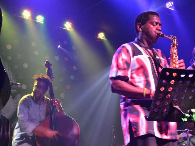 Bass player Yunior Terry and his brother, saxophonist Yosvany Terry, returned to their homeland to play at the annual jazz festival.