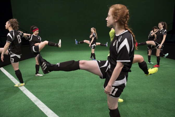 The Wolves
Play by Sarah DeLappe
Directed by Lila Neugebauer
Newhouse Theater/Lincoln Center Theater
November 07, 2017
Photo Credit: Julieta Cervantes