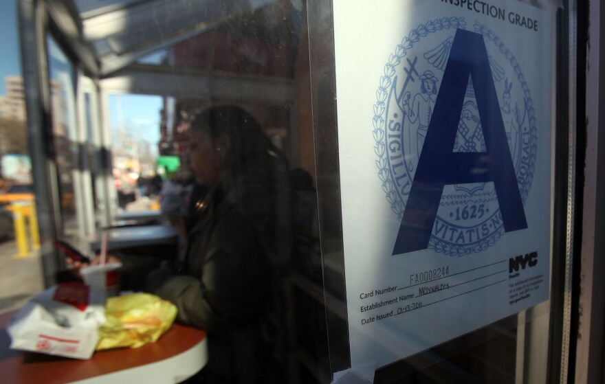 Orange County restaurants currently display health ratings, but don't use letter grades, like many other major municipalities nationwide. The county is now considering a color-coded system
