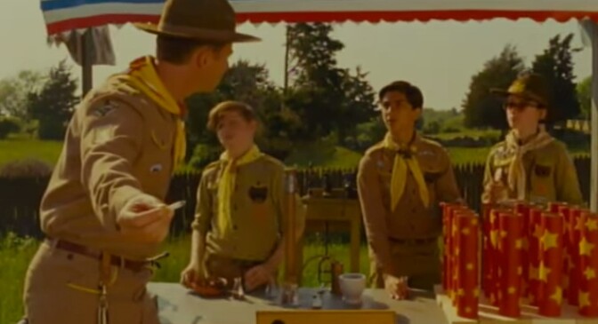 A screen shot from 'Every Single Word Spoken by a Person of Color in 'Moonrise Kingdom,'' as seen on Dylan Marron's YouTube channel.