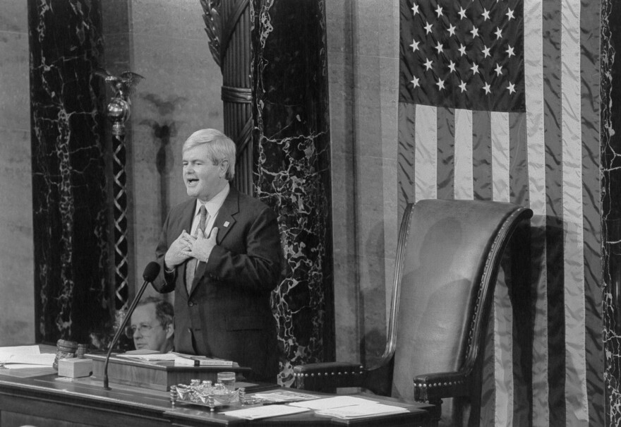 House Speaker Newt Gingrich, R-Ga. on Jan. 4, 1995.