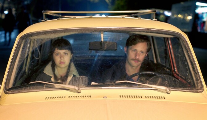 Bel Powley and Alexander Skarsgard in "Diary of a Teenage Girl"