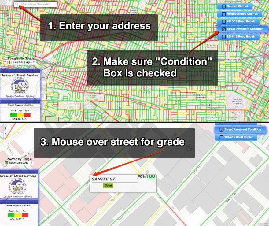 Good, fair, poor: How does your street rank? Let us know! | LAist