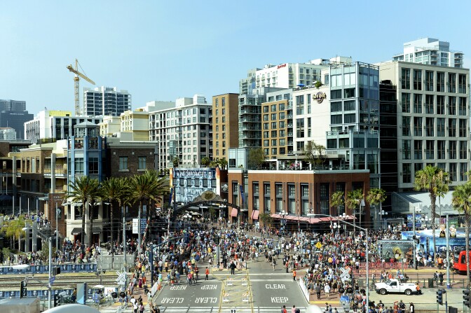 File: Guests attend Comic-Con International on July 23, 2016 in San Diego.