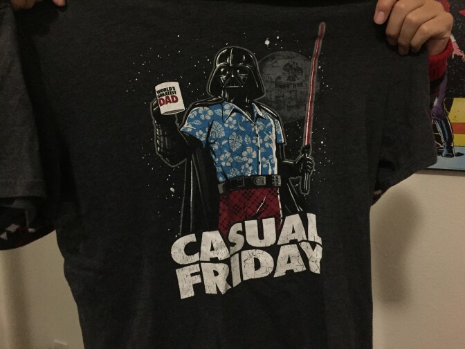 Star Wars superfan Robert Colter shares his favorite franchise-related t-shirt