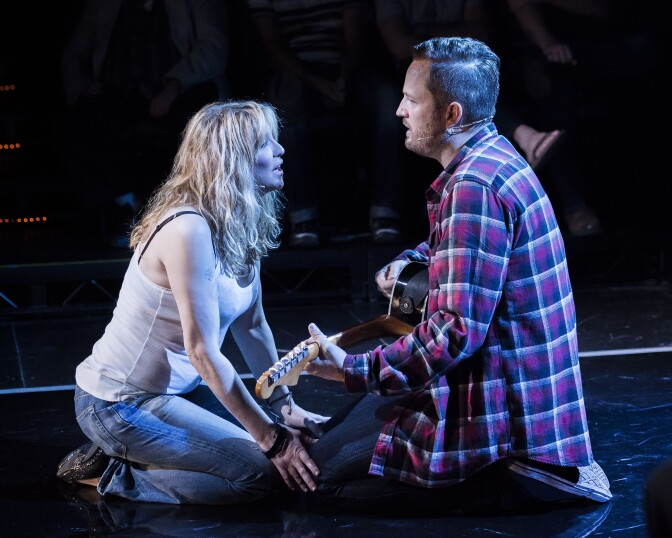 Courtney Love and Todd Almond in “Kansas City Choir Boy" at the Center Theatre Group/Kirk Douglas Theatre. With music and lyrics by Almond and directed by Kevin Newbury, “Kansas City Choir Boy” is produced by Beth Morrison Projects and is presented as a special DouglasPlus event October 15 through November 8, 2015. For tickets and information, please visit CenterTheatreGroup.org or call (213) 628-2772.
Contact: CTGMedia@CenterTheatreGroup.org / (213) 972-7376
Photo by Craig Schwartz 