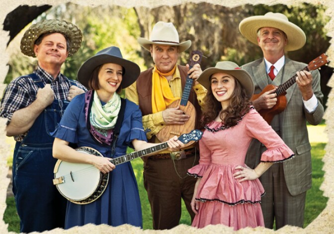 Will Ryan (middle) and his Cactus County Cowboys.