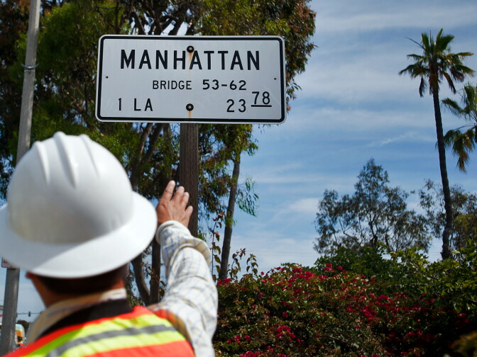 Each bridge in Southern California has an identification number associated with it. Before an inspection, Wu prints out the history of the bridge's previous inspections.