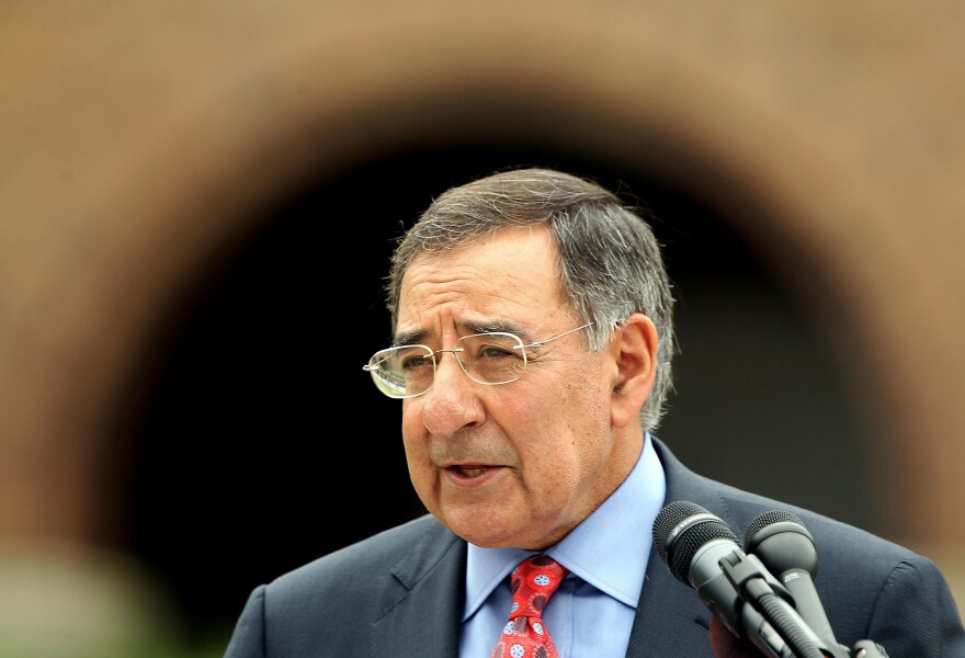 WASHINGTON - AUGUST 03:  U.S. Secretary of Defense Leon Panetta speaks during a farewell ceremony for Vice Chairman of Joint Chiefs of Staff Gen. James Cartwright at the Marine Corps Barracks August 3, 2011 in Washington, DC. Panetta joined other senior service officials to pay farewell tribute for Gen. Cartwright, who has been serving since 1971 and was the eighth vice chairman for the Joint Chiefs.  (Photo by Alex Wong/Getty Images)