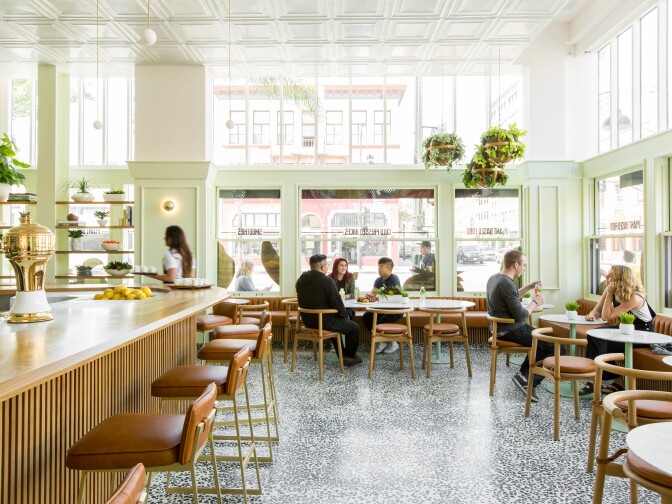 Jamba Juice, Pasadena CA designed by Bestor Architecture. Photographed by Laure Joliet