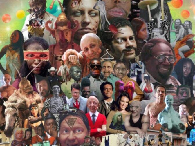 Poster art for the Flying Lotus-directed film, "Kuso."