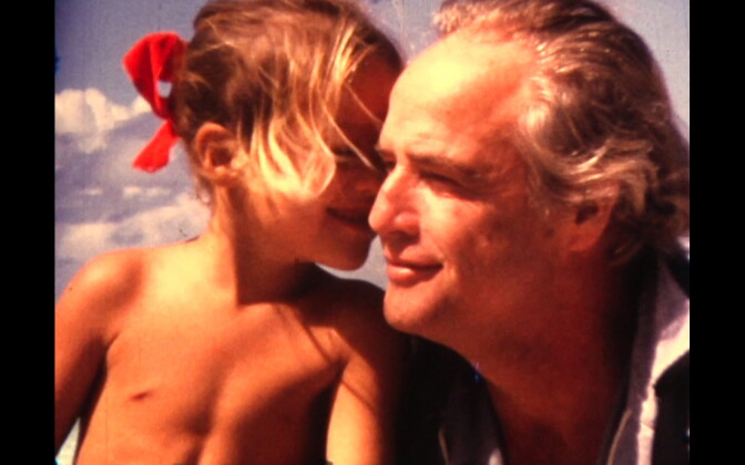 Marlon Brando and his late daughter Cheyenne