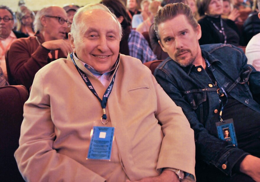Pianist Seymour Bernstein (L) is the subject of Ethan Hawke's first documentary, "Seymour: An Introduction."