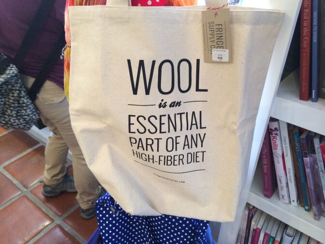 Handbag sold at Abuelita's Knitting and Needlepoint in Pasadena