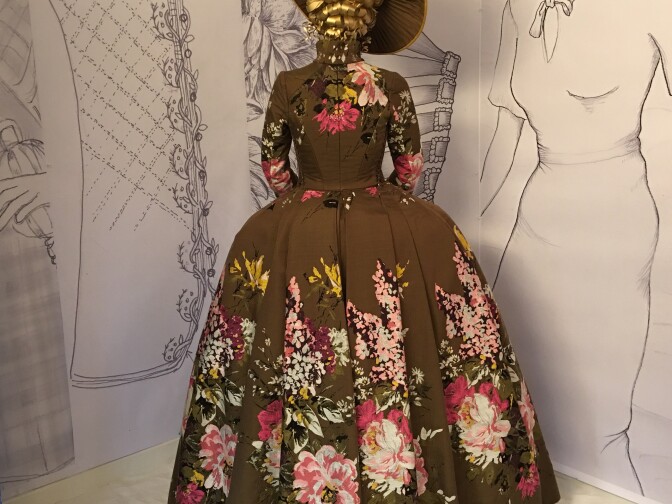 A costume designe d by Terry Dresbach for season 2 of the Starz series "Outlander."
