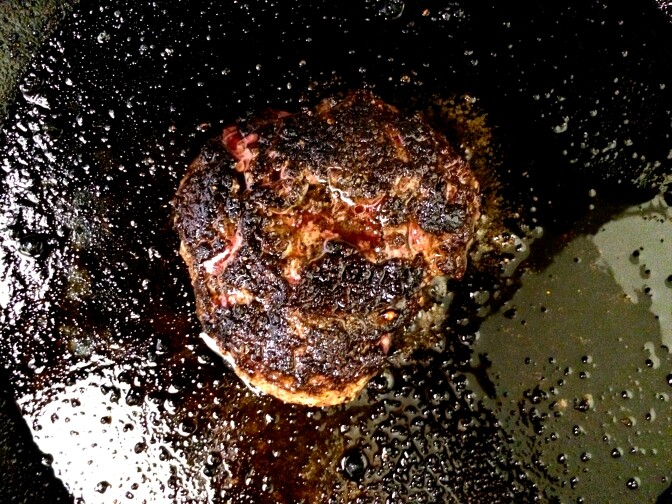 Struggling to get your burger to stop puffing up when you cook it? Use your thumb to create a short indentation in the middle. By the time it's done cooking, it'll return to proper burger form.