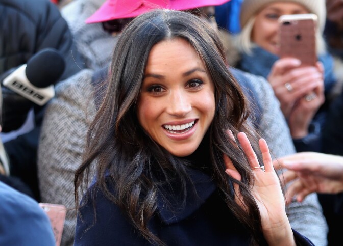 NOTTINGHAM, ENGLAND - DECEMBER 01:  Meghan Markle attends the Terrance Higgins Trust World AIDS Day charity fair at Nottingham Contemporary on December 1, 2017 in Nottingham, England. Prince Harry and Meghan Markle announced their engagement on Monday 27th November 2017 and will marry at St George's Chapel, Windsor Castle in May 2018.  (Photo by Chris Jackson/Getty Images)